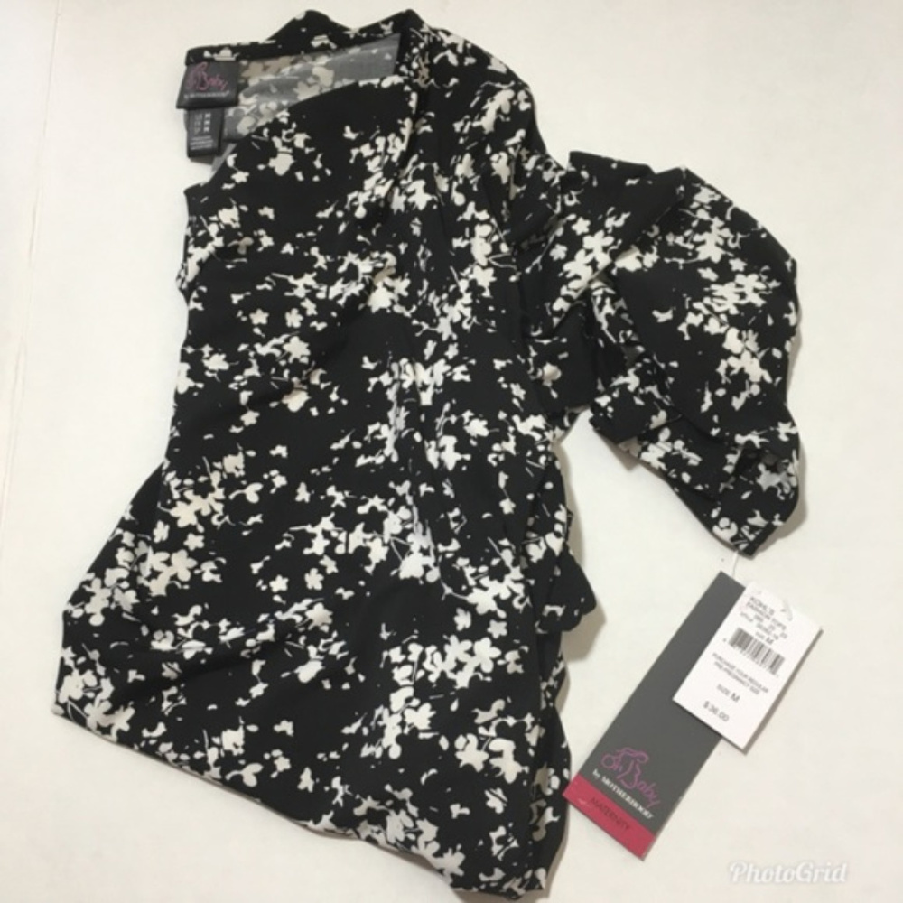SOld OH Baby Motherhood Maternity Top M L - Picture 6 of 8